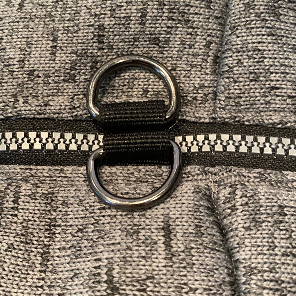 NWT Gray Fleece Dog Cover-up Coat - Picture 3 of 8